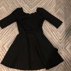 black formal dress